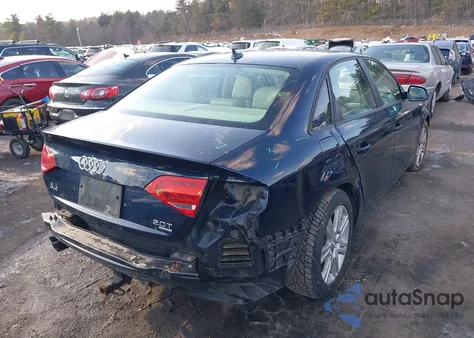 2011 Audi A4 2.0T Premium from USA, damaged, VIN WAUDFAFL3BN001492